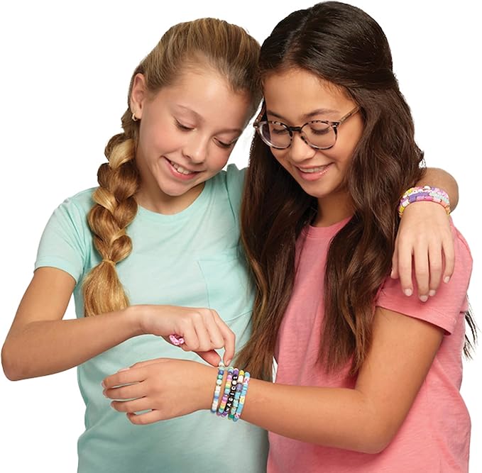 Make It Real Swift Clicks Deluxe Bracelet Studio - Create Colorful Friendship Bracelets with Swift Clicks Deluxe Design Tool - Includes Beads and Charms