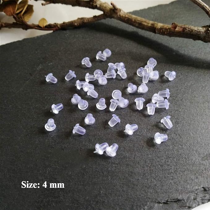 925 sterling earring hooks hypoallergenic 48pcs silver+gold+rose gold jewelry making supplies findings ear wires fish hook nickel-free kit with 48pcs clear rubber earring backs for diy jewelry
