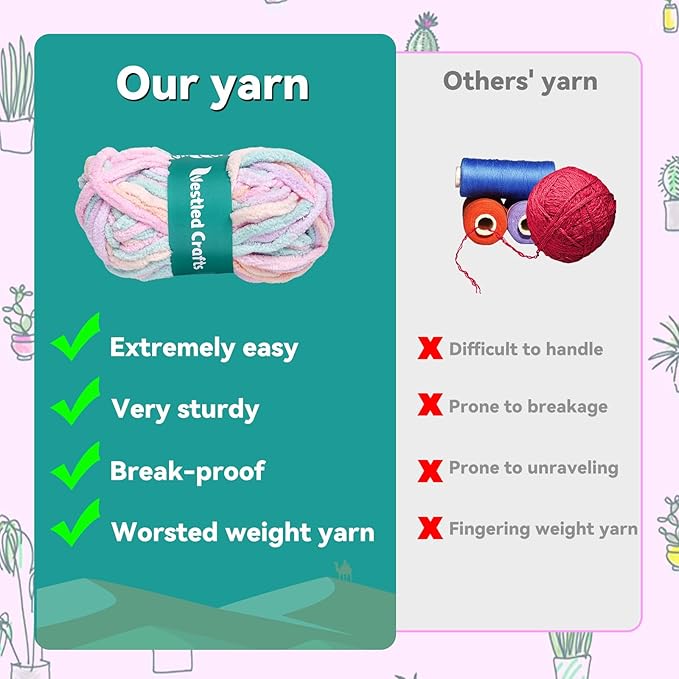 Vanttokeey Crochet Kit for Beginners, Animal Amigurumi Crochet Kits Included, Step-by-Step Video Tutorials, Beginner Crochet Kit for Adults and Kids, Crocheting Starter Set (Alpaca)