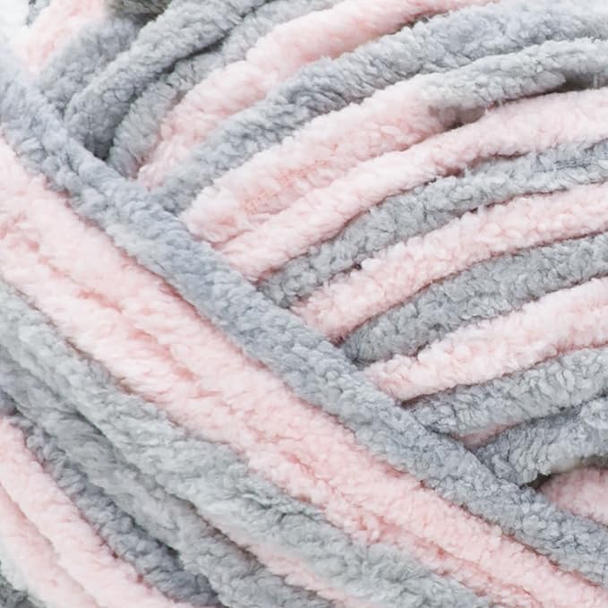 Bernat Baby Blanket 300g Baby Grays Yarn - 1 Pack of 300g/10.5oz - Polyester - 7 Super Bulky - Knitting/Crochet