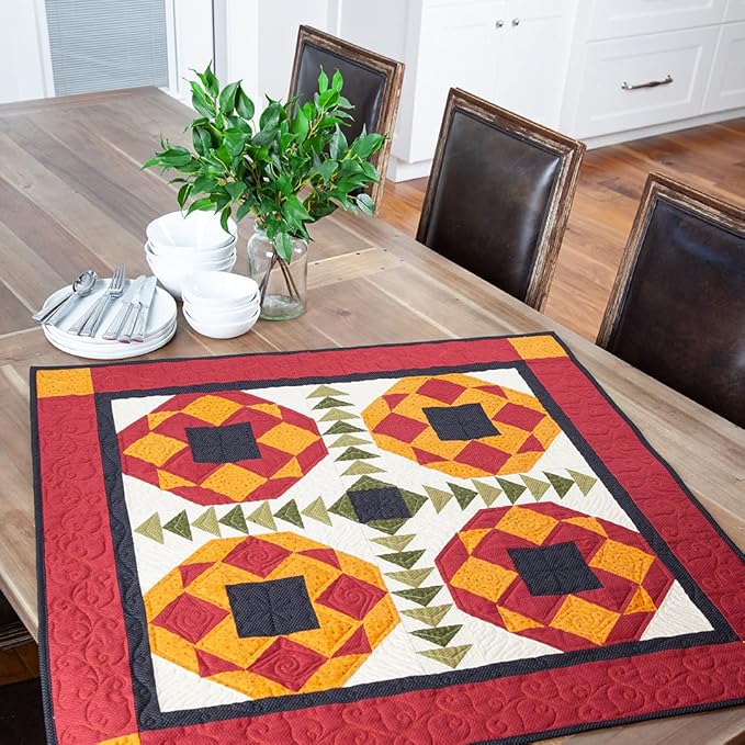 Riley Blake Quilt Project of The Month Kit: Easy DIY Designs for Every Season, for Quilting, Apparel, Crafting, and Home Decor (Table Topper - November)