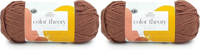 Lion Brand Yarn Two of Wands: Color Theory Yarn, Raisin (Pack of 2)
