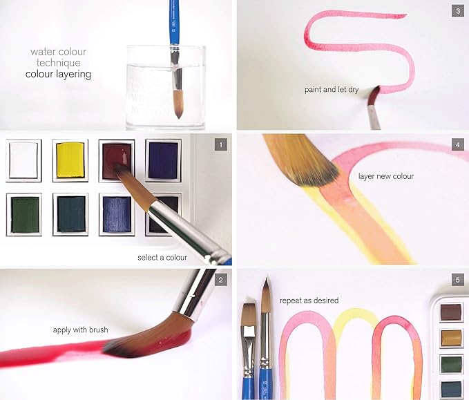 Winsor & Newton Cotman Watercolor Paint Set, 12 Colors, 8ml (0.27-oz) Tubes