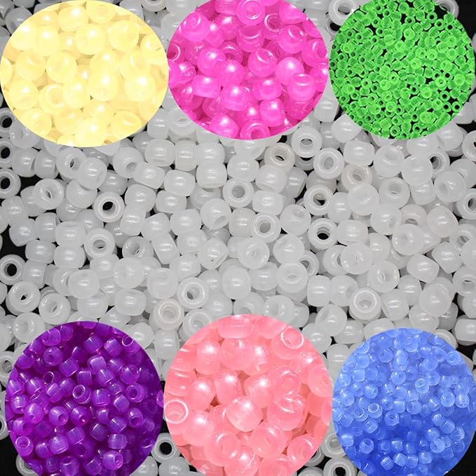2500 PCS Pony Beads Jewelry Making Kit – 96 Colors, UV Color Changing & Glow Alphabet Beads, Heart Bow Crystal String, Tools, Gift Box for DIY Bracelets, Necklaces
