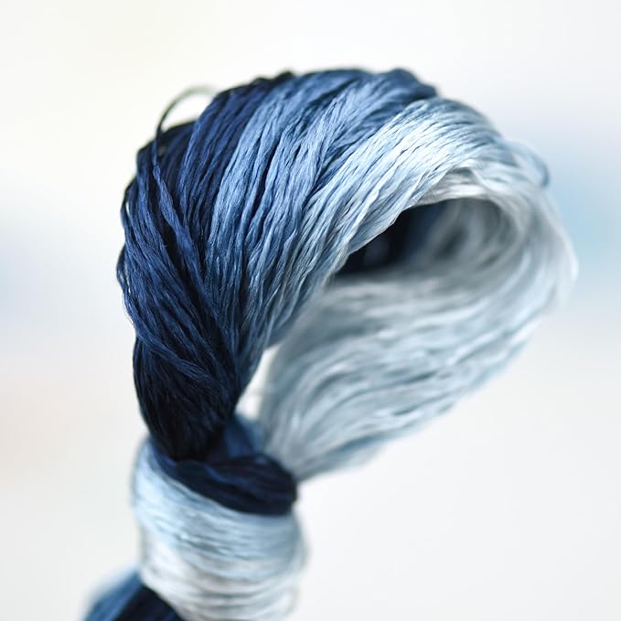 Natural 100% Mulberry Handmade Embroidery Silk Thread Silk Floss (73)