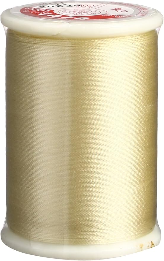 Superior Threads Tire Silk #50 3-Ply 50-Weight High Sheen Silk Embroidery Quilting Sewing Thread - 109 Yard Spool (#156 Tapioca)