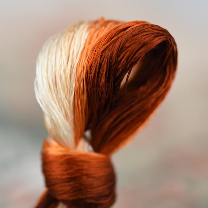 Natural 100% Mulberry Handmade Embroidery Silk Thread Silk Floss (76)