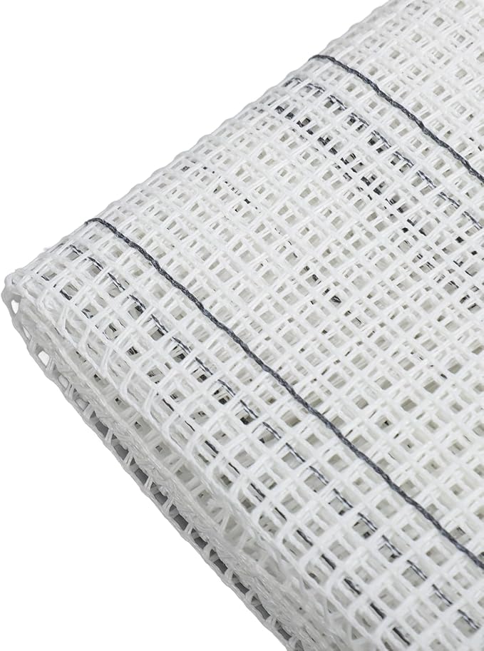 Latch Hook Canvas,Rug Making Canvas Latch Hooking Mesh Fabric Blank Rug Hooking Mesh Canvas Kit DIY Mesh Sheet Multipurpose Rug Hooking Mesh for Embroidery Knit(100 * 150cm)