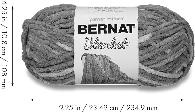 Bernat Blanket Cranberry Yarn - 3 Pack of 150g/5.3oz - Polyester - 6 Super Bulky - 108 Yards - Knitting/Crochet