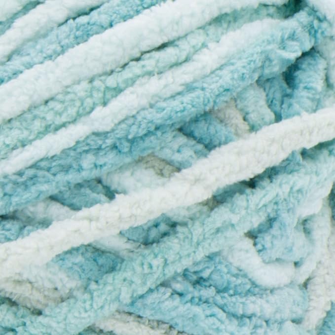 Bernat Baby Blanket Blue Green Yarn - 2 Pack of 300g/10.5oz - Polyester - 6 Super Bulky - 220 Yards - Knitting/Crochet