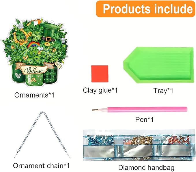 GOUOYANA Diamond Art Hanging Kit for Adult,Special Shaped Rhinestone,DIY Acrylic 5D Diamond Art Painting Window Pendants Home Garden Wall Hanging Kits Hanging Ornament,Double Sided. (Saint Pa)