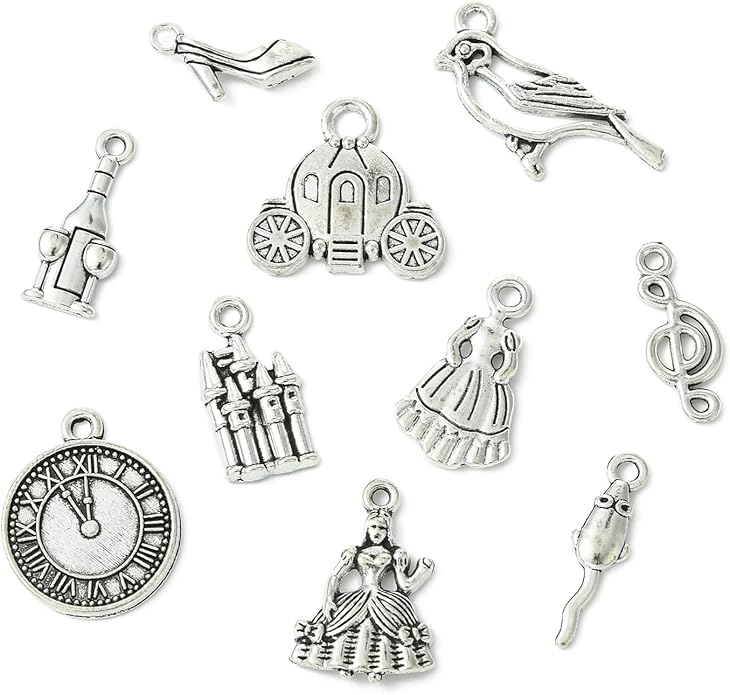 Antique Silver Cross Drink Insect Animal Theme Charms for DIY Jewelry Bracelet Necklace Earring Keychain Decor