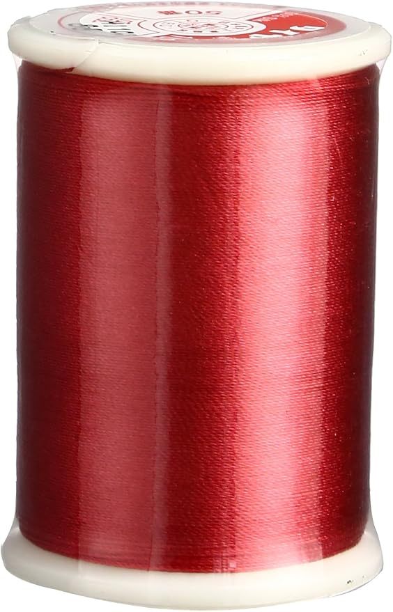 Superior Threads Tire Silk #50 3-Ply 50-Weight High Sheen Silk Embroidery Quilting Sewing Thread - 109 Yard Spool (#088 Crimson)