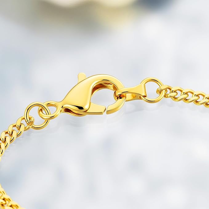 Mandala Crafts 10mm Gold Color Stainless Steel Lobster Clasps for Jewelry Making - 50 PCs SS Lobster Claw Clasps with Jump Rings Jewelry Findings Kit for Necklaces Bracelets Charms Fasteners