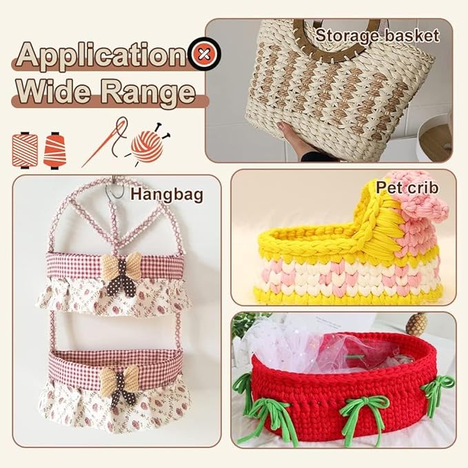PH PandaHall Oval Wooden Basket Base, 3 Sizes Coffee Blank Crochet Basket Base, Crochet Bag Bottom Crochet Bottom Accessory for DIY Basket Craft Knitting for Knitters, Crocheters and Beginners