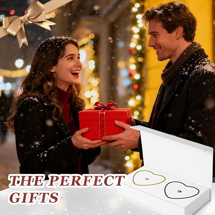 Permanent Bracelet Kit for Couples - DIY Sterling Forever Bracelets Making Set with Locking Heart Clasp, Ideal Gift for Christmas, Anniversary, Valentine's Day & Date Night Activity