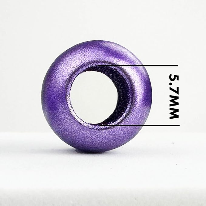 300 acrylic large hole beads for crafts 10mm x 12mm acrylic barrel beads with 5.7mm large hole, matte purple