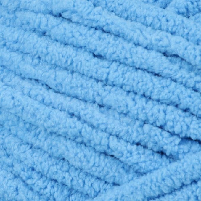Bernat Blanket Brights Busy Blue Yarn - 2 Pack of 300g/10.5oz - Polyester - 6 Super Bulky - 220 Yards - Knitting/Crochet