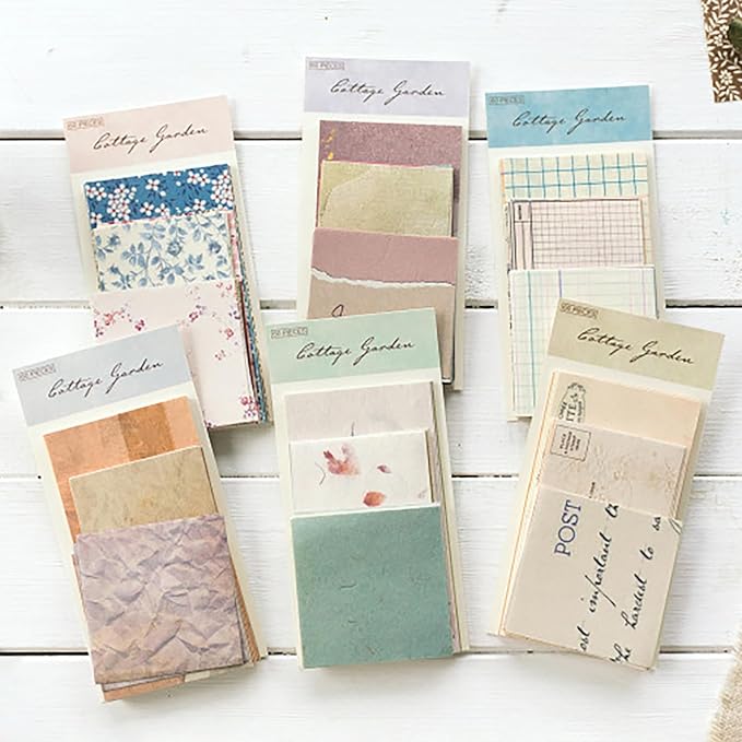 MAXLEAF 360PCS Vintage Scrapbook Paper for Journaling Crafting Planner Bullet Junk Journal, Aesthetic Decorative Paper Scrapbooking Supplies Kit