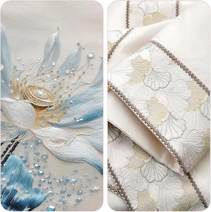 10 Skeins White Polyester Embroidery Floss Metallic Glitter Cross Stitch Thread Gold Silver Shimmer Crewel Polyester Floss Bulk for Hand Sewing Making Birthday Cards Friendship Bracelets
