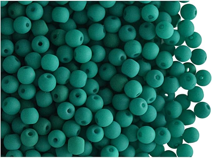 SCARA 600 pcs Czech Glass Round Beads 0.12 inches (3mm), NEON (UV Active) Glass Beads for Jewelry and Bracelets Making, Beads for Bracelets, Bead kit MEGA Mix