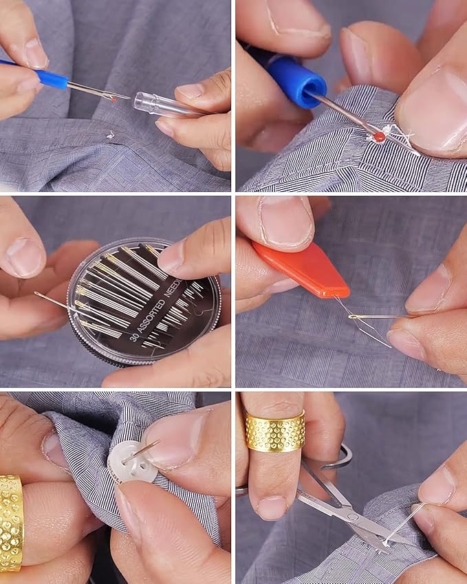 Large Sewing Kit for Adults: YUANHANG Newly Upgraded 251 Pcs Premium Sewing Supplies Set - Complete Sew Kit of Needle and Thread for Beginners - Travel Emergency - Basic Home Hand Sewing Repair Kits
