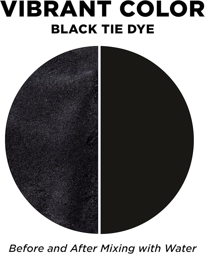 Tulip One-Step Tie-Dye Kit Dye Refill Packs, Black