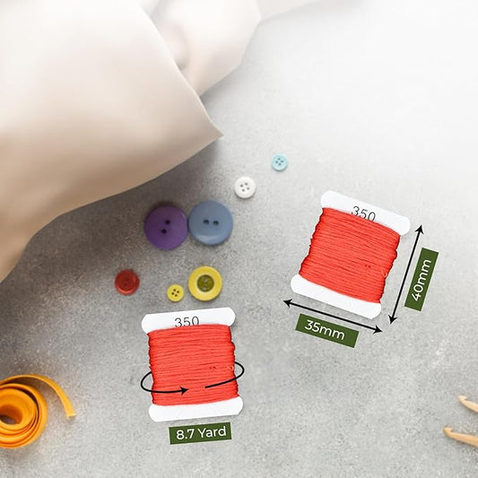 Embroidery Floss Kit and Refills - Cotton Threads - DMC Color Coding for Cross Stitch, String Crafts, Friendship Bracelets
