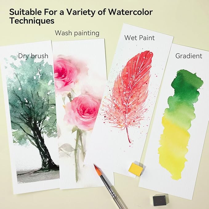 Watercolor Paint Set, 36 Colors Watercolor Set With Practical Plastic Storage Box And Watercolor Tool Kit, Excellent Pigment And Spread Watercolor Paint Tubes,36 x 5ml
