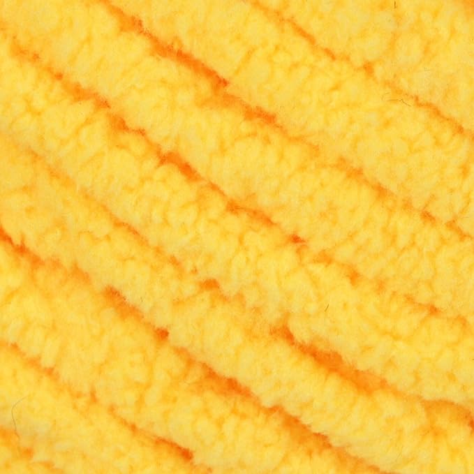 Bernat Blanket Brights School Bus Yellow Yarn - 2 Pack of 300g/10.5oz - Polyester - 6 Super Bulky - 220 Yards - Knitting/Crochet