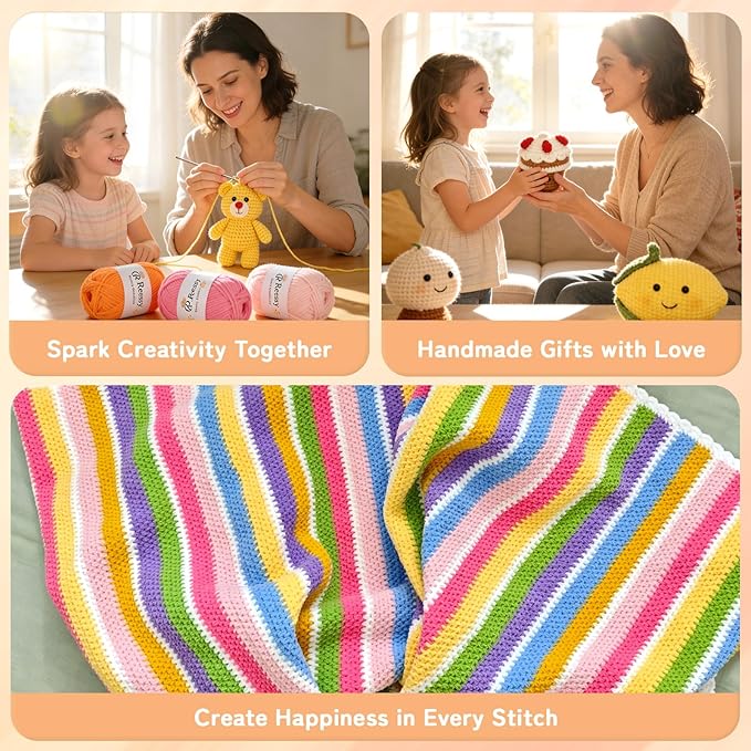 Skinny Chenille Yarn Pack – 15 Skeins Multi-Color Edition(1.76oz/50g Each, 15 Colors, Total 2,370yd) – Multi Color Skinny Chenille Yarn kit CYC#2 – Crochet Starter Kit for Toys, Baby Blanket