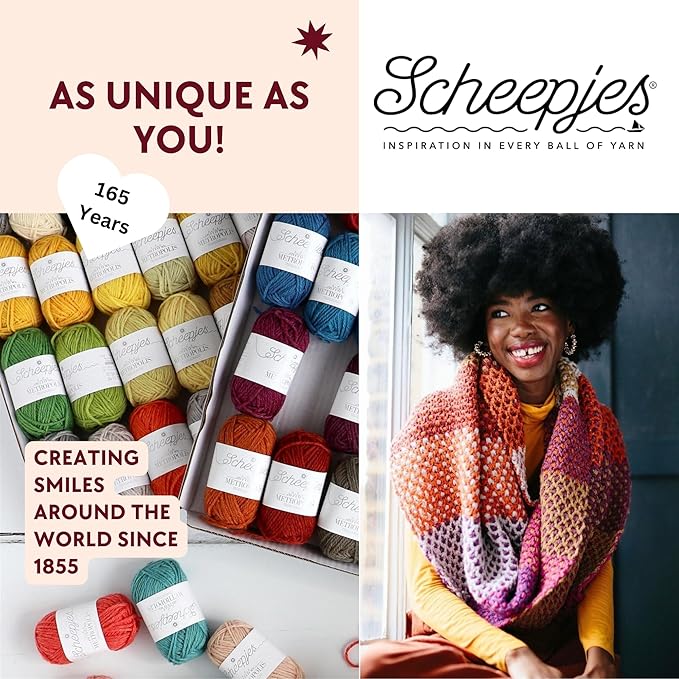 Scheepjes Metropolis Color Pack, 80 x 10 g Wool/Nylon Mini Skeins, Pack of 1