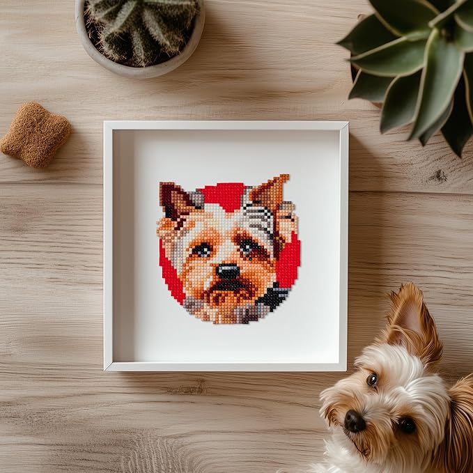 LuwoArte 16 Pack Diamond Painting Kits for Adults – Dog Breeds-Themed Diamond Art Kits – Full Drill DIY Paint Gem Art for Adults – Brilliant 5D Diamond Painting Kit–Relaxing Craft for Home Wall Décor