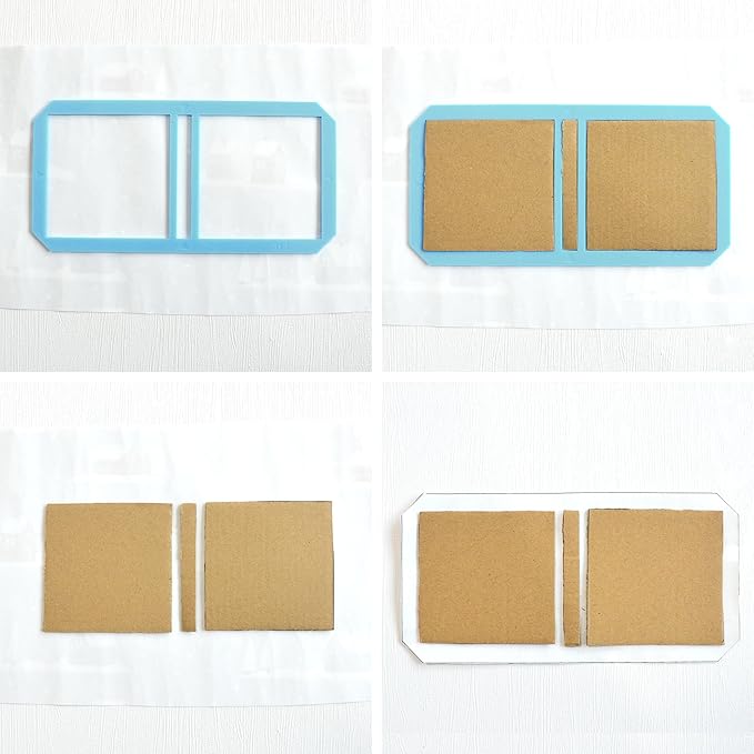 UPTTHOW 9Pcs Bookbinding Easy Scrapbooking Tool for Starter, Complete Great Stencils and Cutter Guide Kit Can Be Made into Notebook Calender Junk Journal Handbook