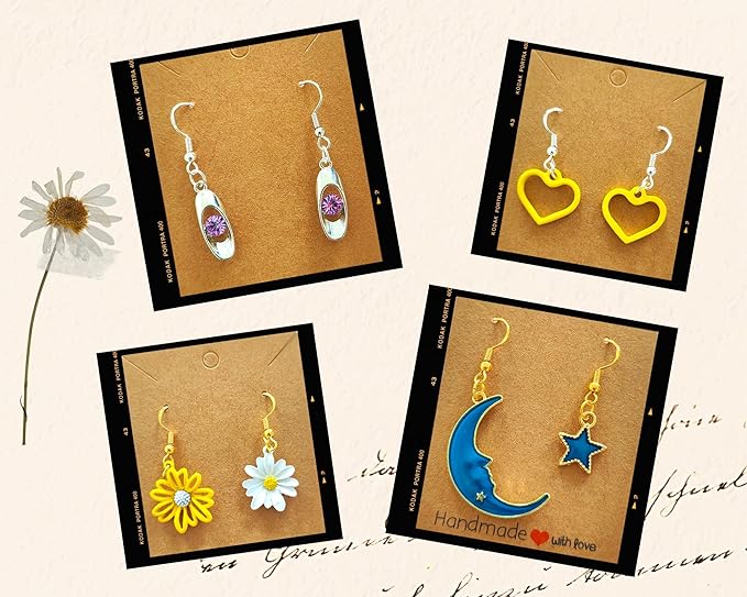 MAIBAOTA Gold Earring Hooks for Jewelry Making, 602 Pcs Hypoallergenic Gold Plated Earring Hooks, Jump Rings, Earring Findings, Rubber Earring Backs, DIY Jewelry Making Supplies Kit