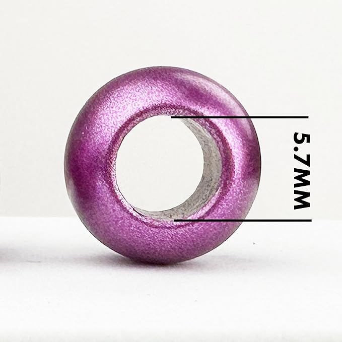 300 acrylic large hole beads for crafts 10mm x 12mm acrylic barrel beads with 5.7mm large hole, matte pink