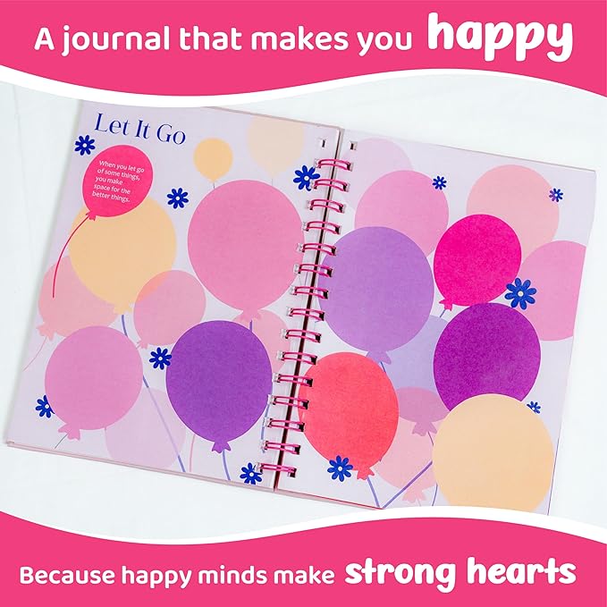 jackinthebox DIY Journal for Girls Ages 8–12, 242 pcs Scrapbook Kit, Girls Journal Kit, Includes 10 Mental Health Exercises, Easter Gifts for 8 9 10 11 12 Year-Old Girls