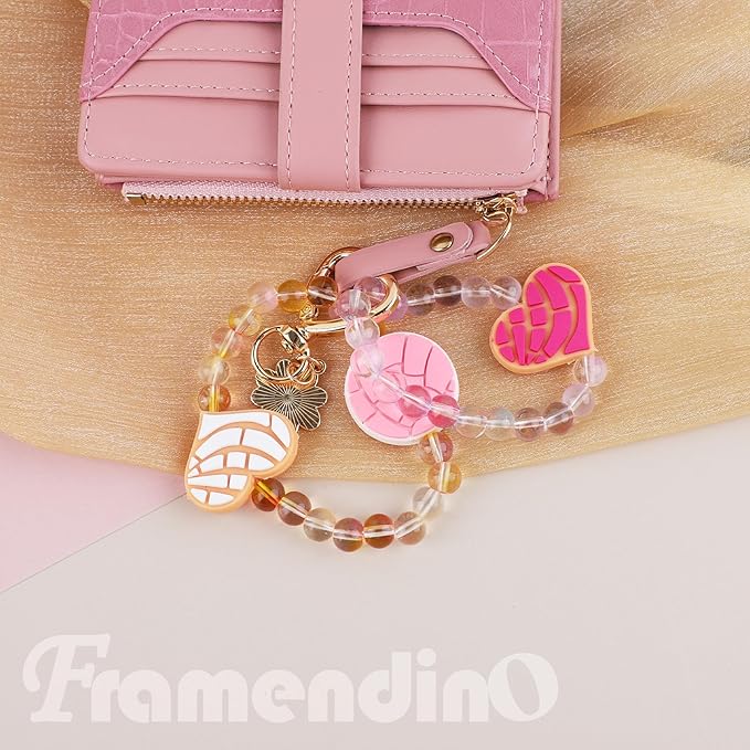 Framendino, 20 Pack Concha Silicone Focal Beads 5 Style for DIY Keychains Bracelet Necklace Earing Pens Jewelry