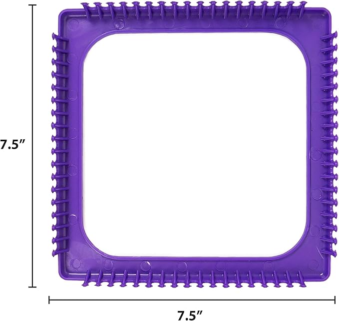 Made By Me Easy Steps Weaving Loom for Kids, Includes 165 Loom Loops & 1 Weaving Loom with Loom Hook, Makes 4 Projects, Hook & Loop Potholder Kit, DIY Weaving Kit, Potholder Loom Kit, Kids Crafts