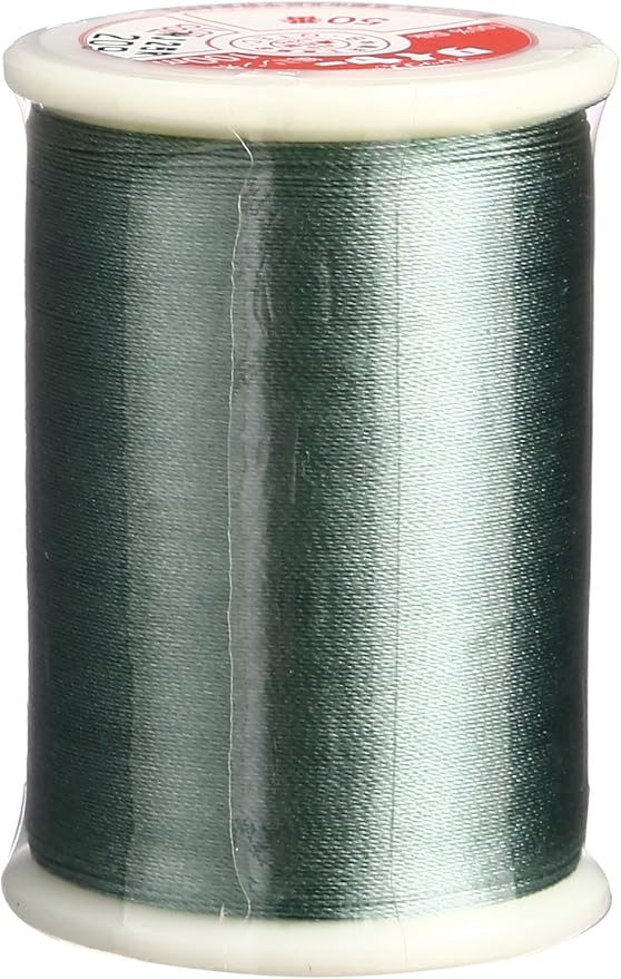 Superior Threads Tire Silk #50 3-Ply 50-Weight High Sheen Silk Embroidery Quilting Sewing Thread - 109 Yard Spool (#209 Grey Green)