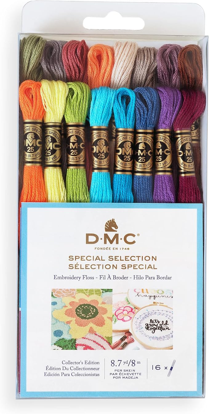 DMC Embroidery Floss Special Selection Pack - 16 skeins