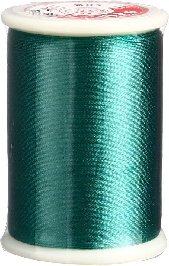 Superior Threads Tire Silk #50 3-Ply 50-Weight High Sheen Silk Embroidery Quilting Sewing Thread - 109 Yard Spool (#139 Peacock Green)