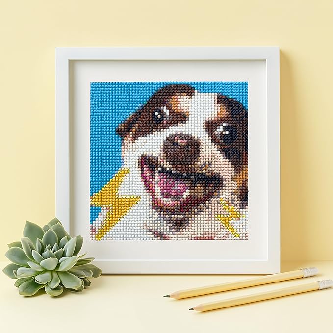 LuwoArte 6 Pack Diamond Painting Kits for Adults – Featuring Meme Doggies and Cute Dogs – Full Drill DIY Paint Gem Art for Adults – Brilliant 5D Diamond Painting Kit–Relaxing Craft for Home Wall Décor