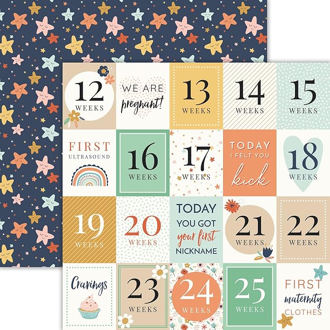 Reminisce 9 Months Scrapbook Collection Kit