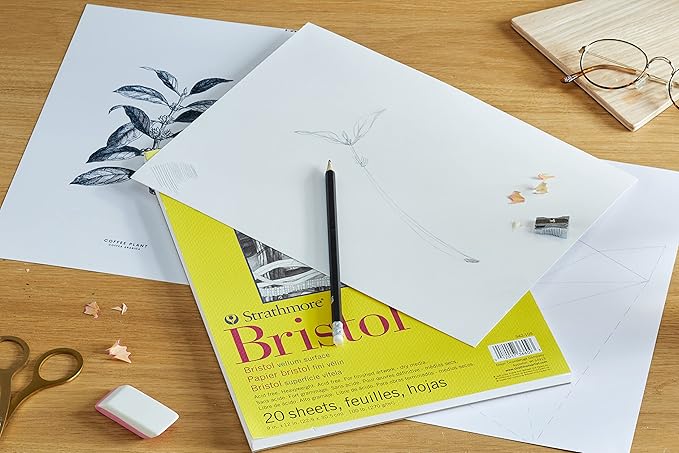 Strathmore 300 Bristol Vellum 9X12 Pad