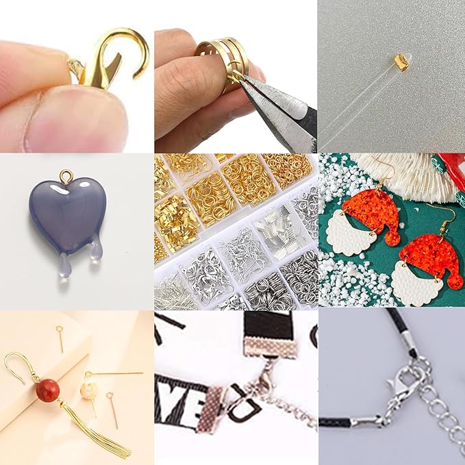 Jewelry Making Supplies Kit for Adults, Jewelry Repair Kit with Pliers, Findings and Beading Wires for Jewelry Repair Making and Beading