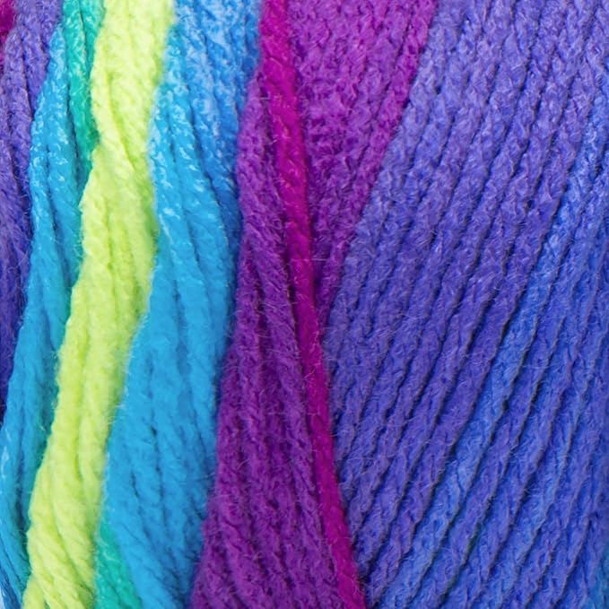 RED Heart Super Saver Yarn-Parrot Stripe