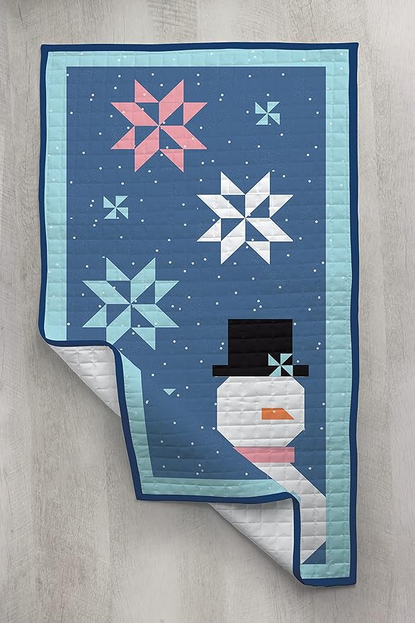 Riley Blake Quilt Project of The Month Kit: Easy DIY Designs for Every Season, for Quilting, Apparel, Crafting, and Home Decor (Door Banner - January)