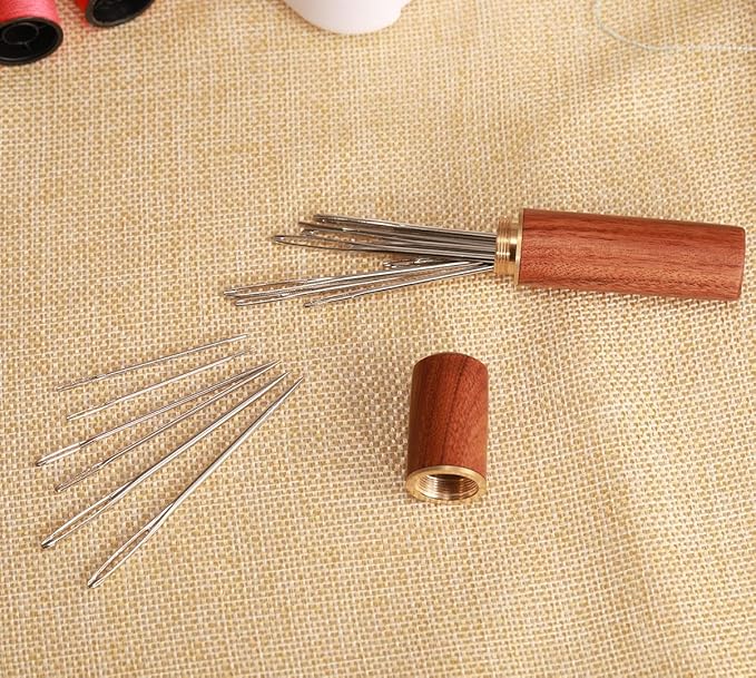 Yklbpd 18 Pieces Large Eye Sewing Needles, Handmade Yarn Knitting, Sharp Stainless Steel Embroidery Thread Needle for Leather and Tapestry