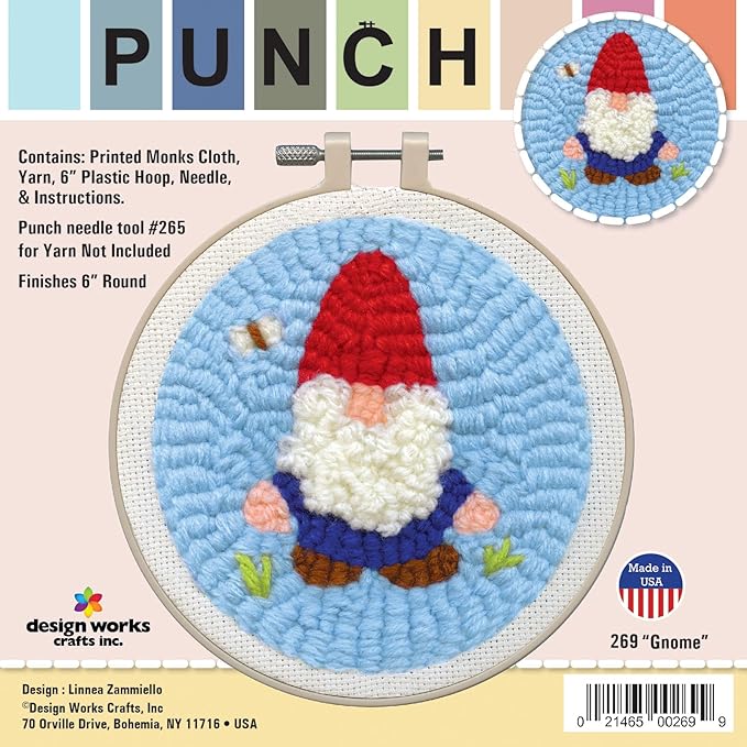 Gnome Punch Needle Kit